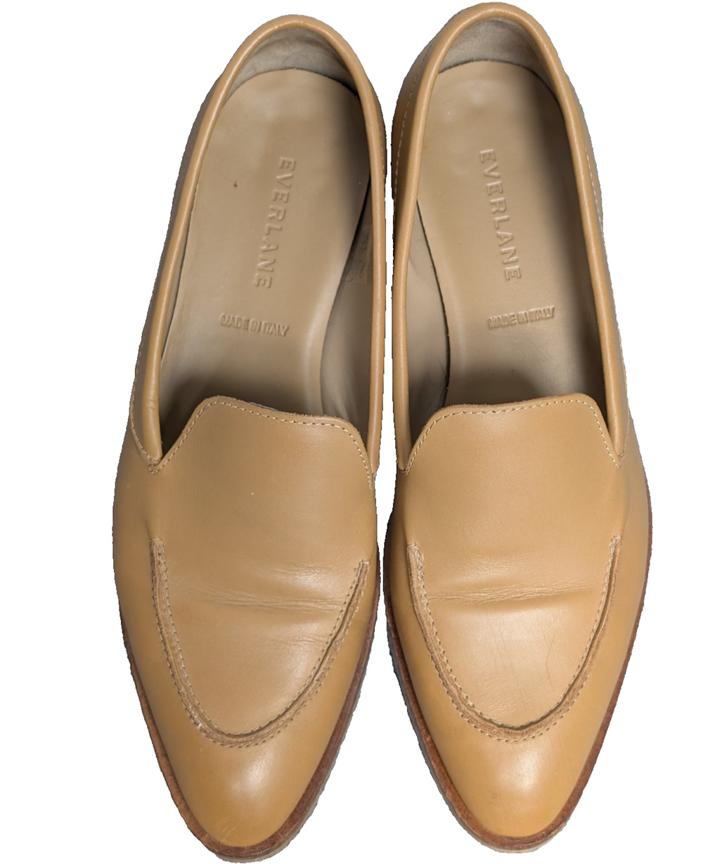 Everlane The Modern Loafer Womens 6.5 Leather Italy Quiet Luxury Capsule Career